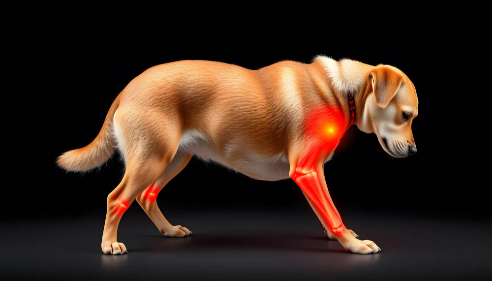 Douleurs musculaires et articulaire chez le chien âgé